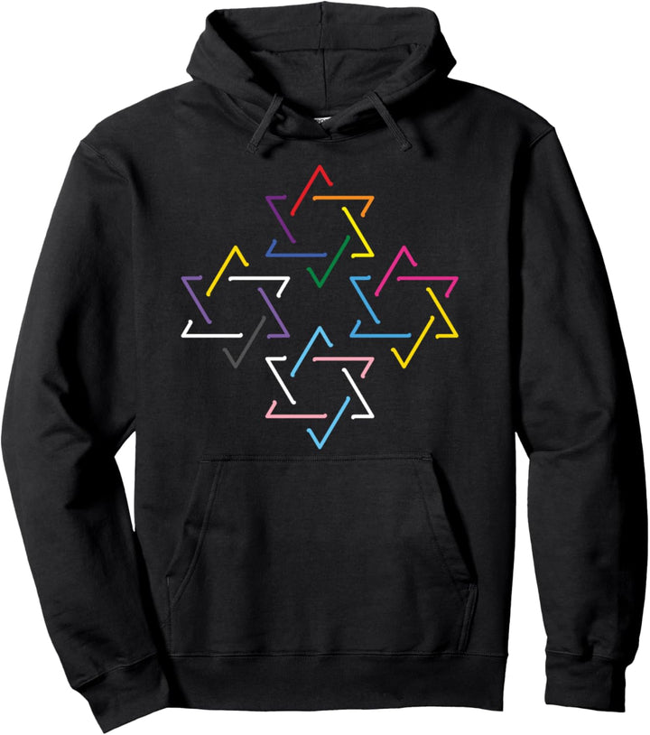 Transgender Nicht Binär Davidsern Israel Pansexuell LGBT Pullover Hoodie