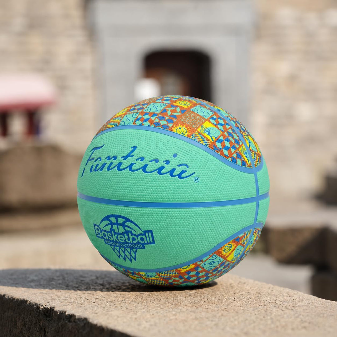 Basketball Grösse 5, Professioneller Wettkampf-Basketball aus Gummi, Trainingsball mit hohem Sprungv