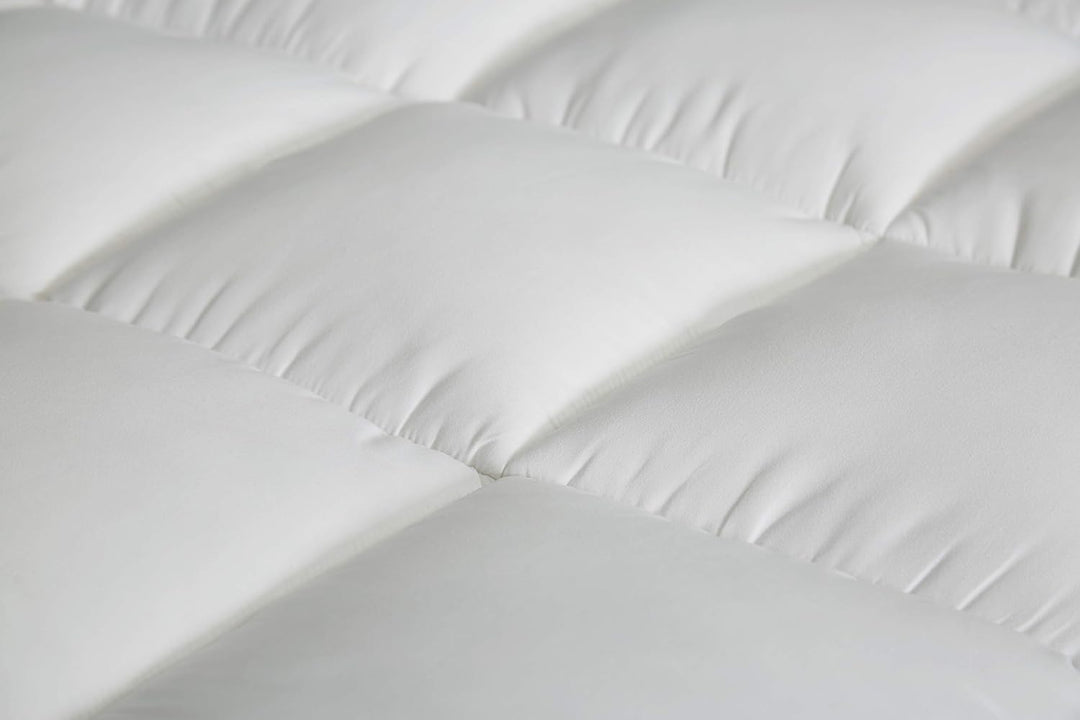 Matratzenauflage Daunen Alternative Plüsch 5,1 cm dick gesteppt Matratzenauflage flauschig und fest