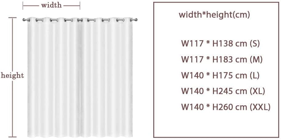 HOSIMA Katze Vorhänge Blickdicht Gardinen Mit Ösen,2-Set 140x245cm Niedlich Rosa Leichte & weiche Ve