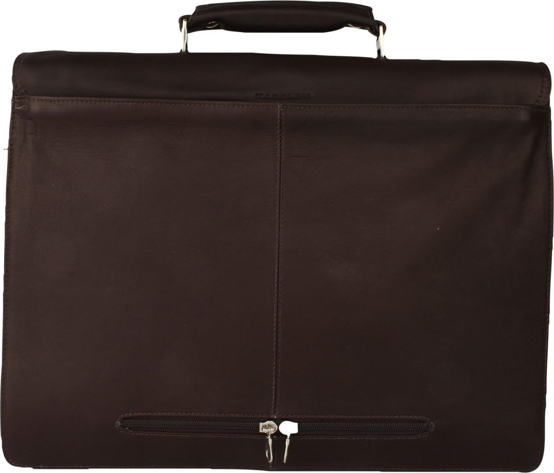 HAROLD'S Country Aktentasche II Leder 41 cm Laptopfach 1 Schwarz, 1 Schwarz