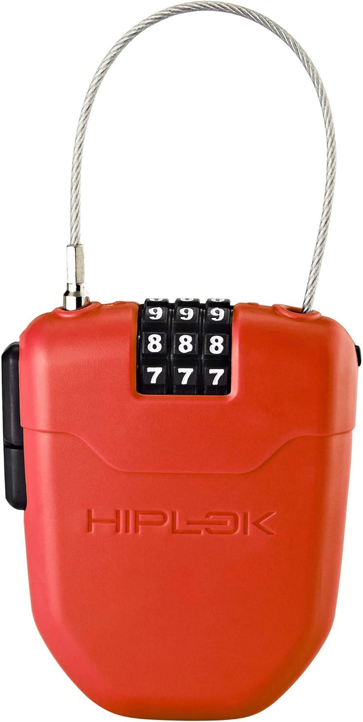 Hiplok FX, Kabelschloss, Unisex, RED, 100cm Schliessumfang 100cm Schliessumfang Red, 100cm Schliessu