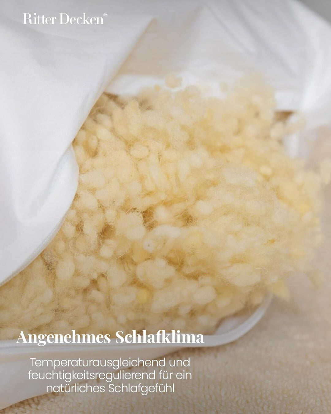 Schurwollkügelchen aus 100 % kbT Schurwolle (19,90 €/kg)Natur. 1kg, geeignet als Füllmaterial für Ki