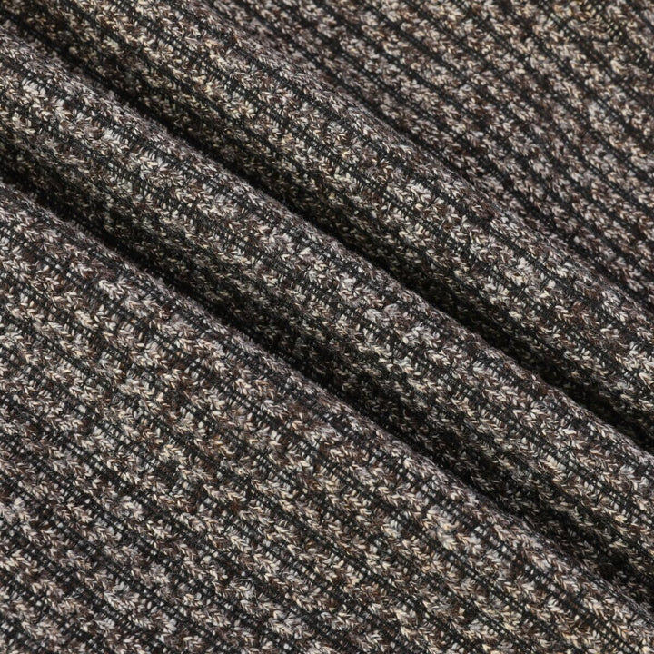 Allthemen Herren Cardigan Grobstrick Reissverschluss Strickjacke mit Stehkragen Winter Pollover Knit