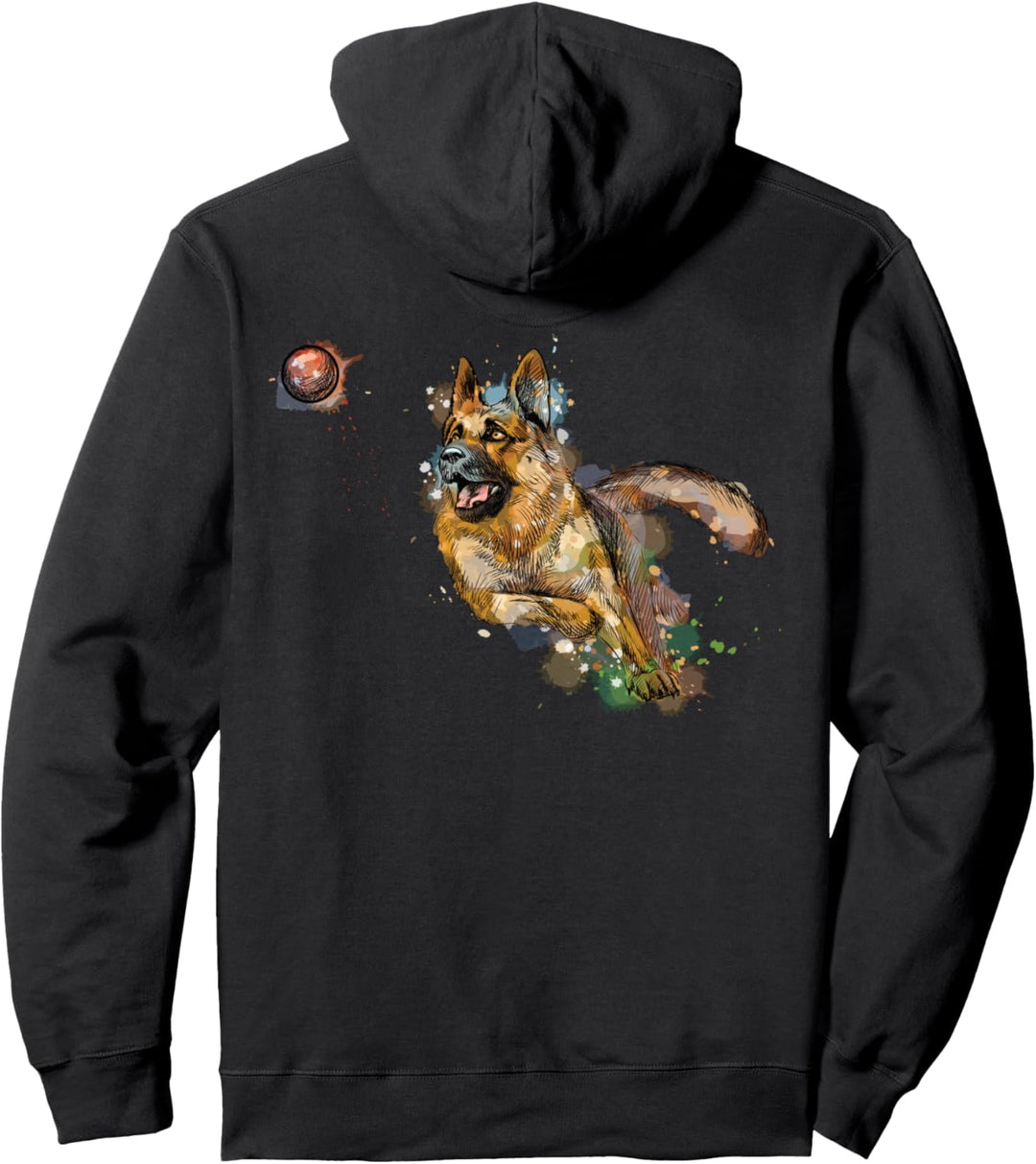 Deutscher Schäferhund German Shepherd Hund Hunde Pullover Hoodie