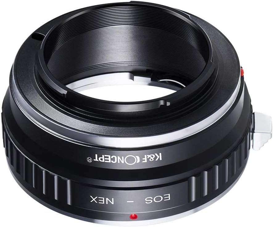 K&F Concept EOS-NEX Adapter Objektivadapter für Canon EOS an Sony Adapter Ring (Keine elektronische