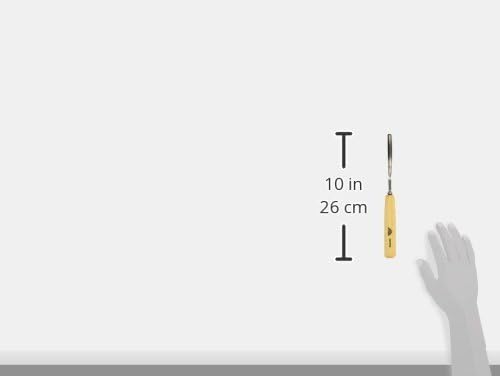 Stubai Stechbeitel Serie 55 - Form 20 : Gebogenes Hohleisen 6mm - 552006, 6mm