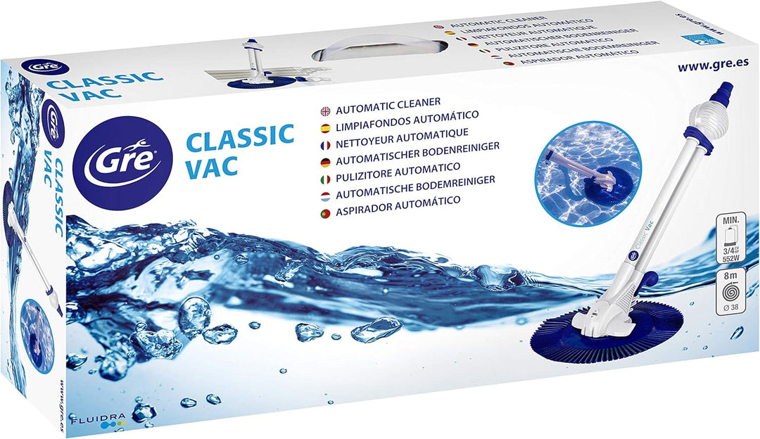 Gre 19001 Classic Vac - Automatischer Pool-Reiniger für Pools, 550W