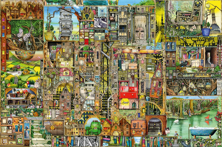 Ravensburger Puzzle 17430 - Skurrile Stadt, 5000-Teilig