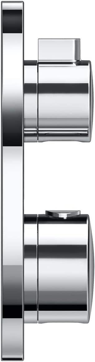 GROHE Grohtherm - Thermostat-Brausebatterie (mit integrierter 2-Wege-Umstellung, Sicherheitssperre b