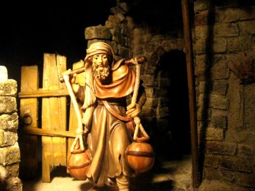 menta-modellbau Orientalische Krippe Damaskus Bausatz Krippenstall Krippe bauen Weihnachtskrippe