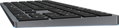 SPEEDLINK LEVIA Keyboard – Bluetooth Tastatur kabellos, aufladbar, Aluminium-Gehäuse, USB-Wireless u