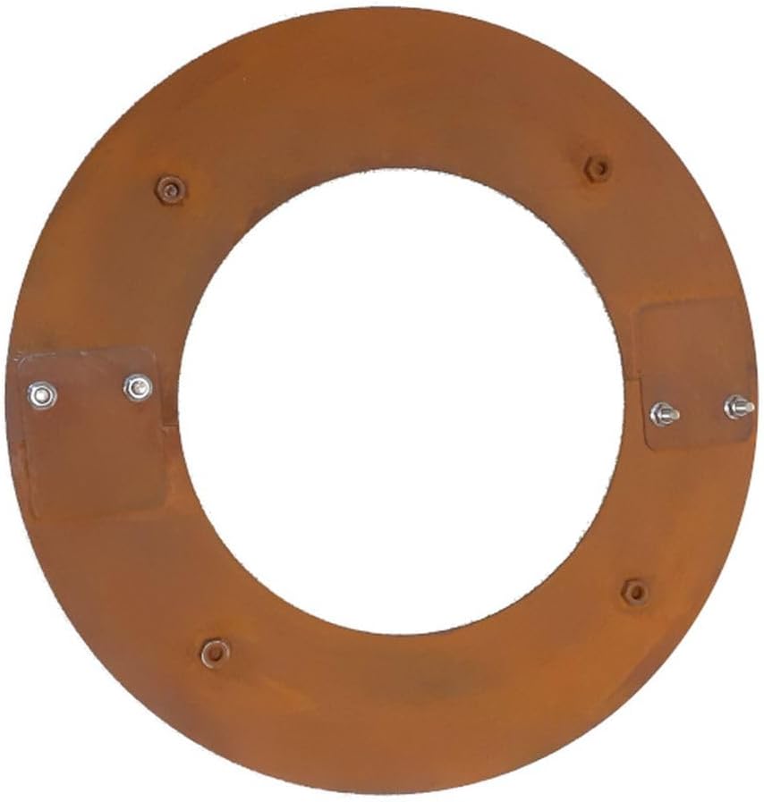 Baumring Cortenstahl Edelrost Ø50 cm Ø30 cm innen – Baumschutz & Gartendeko rost Aussendurchmesser 5