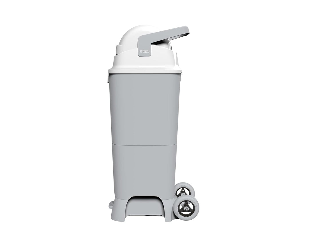 Geruchsdichter Windeleimer DiaperChamp ONE Maxi Handsfree Plus mit Pedal und Rollen - berührungslose