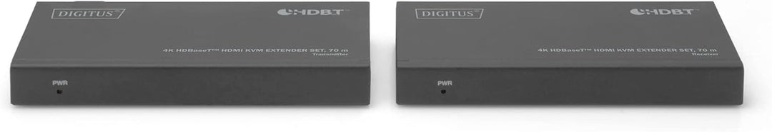 DIGITUS HDMI KVM Extender - 4k/30Hz - Sender & Empfänger - HDBaseT 1.0 - HDMI 1.4 - USB 1.1 - Reichw
