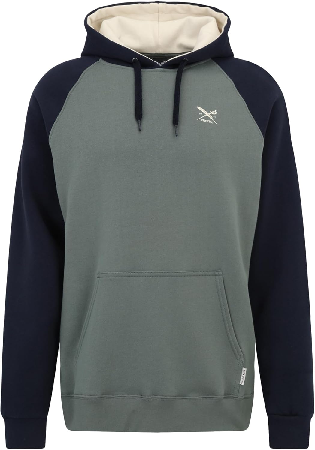 IRIEDAILY Herren Sweatshirt De College S Jungle Green, S Jungle Green