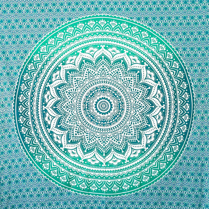 MOMOMUS Mandala Tuch Mehrzweck - Pareo/Strandtuch XXL, Dünn und Sandabweisend, Grosse Stranddecke Sa