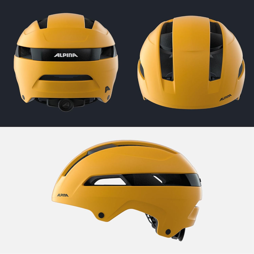 ALPINA SOHO - Extrem Robuster, Leichter &amp; Individuell Anpassbarer Urban Fahrradhelm Für Erwachsene b