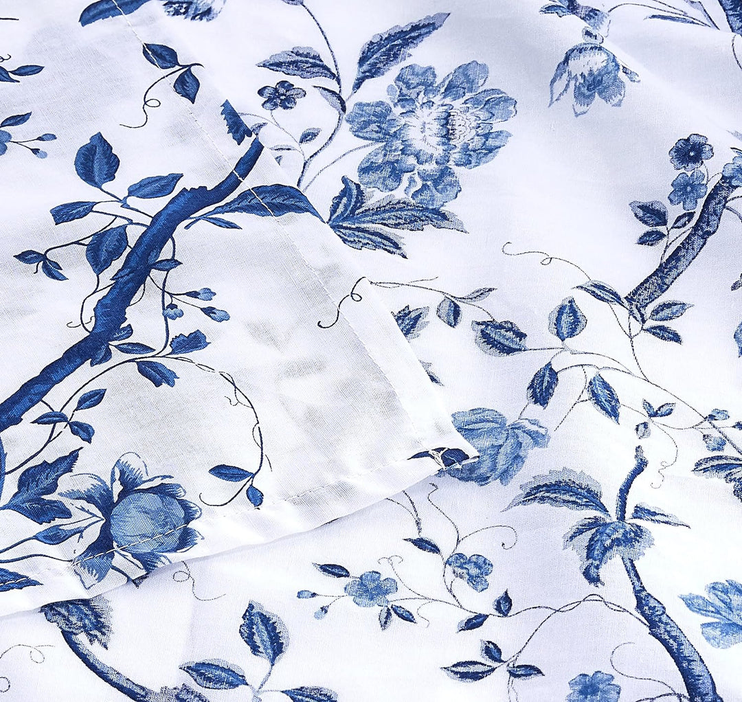 Laura Ashley Home Kollektion Elise Stilvoller Blumendruck Volant-Vorhang, schicke dekorative Fenster