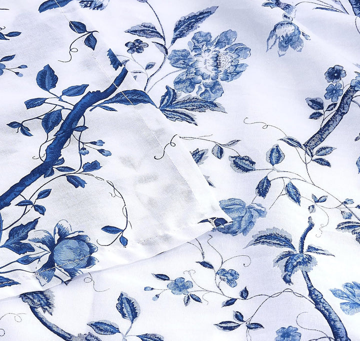 Laura Ashley Home Kollektion Elise Stilvoller Blumendruck Volant-Vorhang, schicke dekorative Fenster
