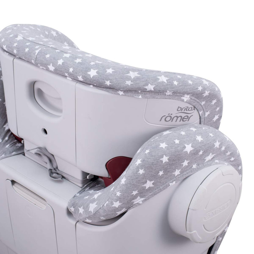 JYOKO KIDS Bezug kompatibel mit Römer KIDFIX II XP SICT, kidfix 2 S, Kidfix Z - Line (WHITE STAR, MI