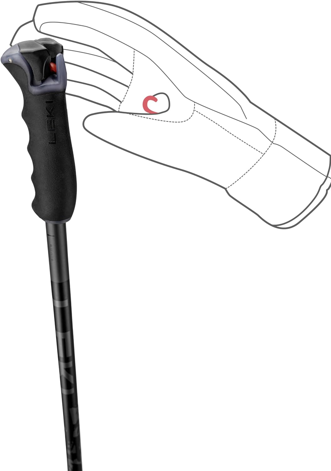 LEKI Detect S anthrazit-schw. - 115