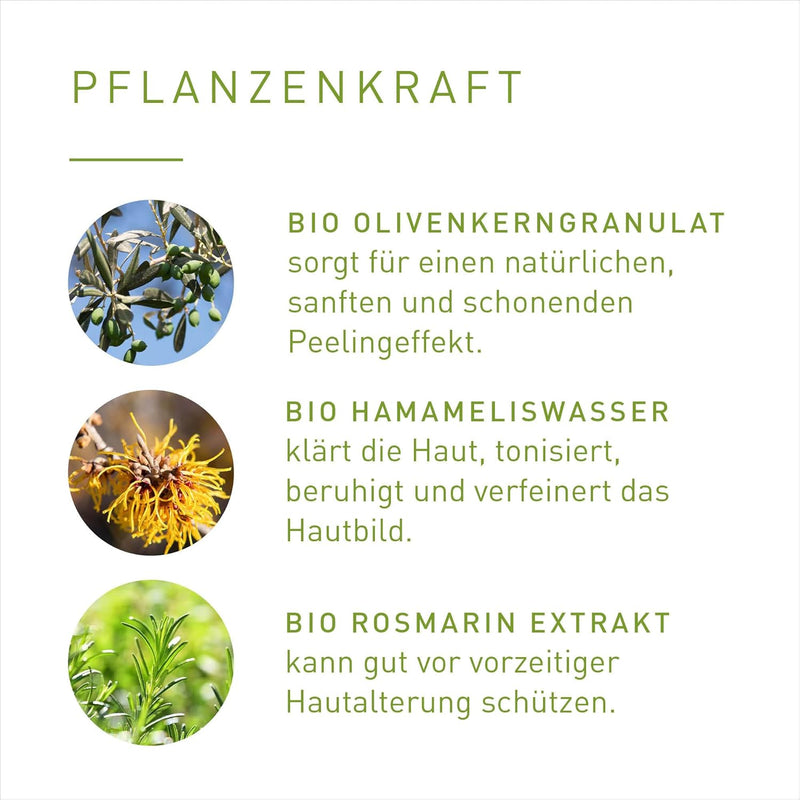 PRIMAVERA Waldspaziergang Duschpeeling 200 ml – Körperpeeling, Naturkosmetik – Zeder, Zypresse Duft