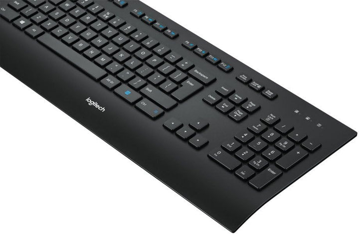 Logitech K280e (Kabelgebunden, Business-Tastatur, QWERTZ, Deutsche Layout) schwarz (Tastatur Schwarz