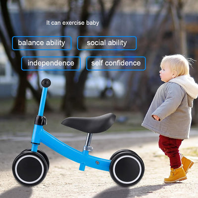 Ejoyous Kinder Laufrad, Lauflernrad Kinderdreirad Balance Fahrrad ohne Pedale Kinder Laufrad superle