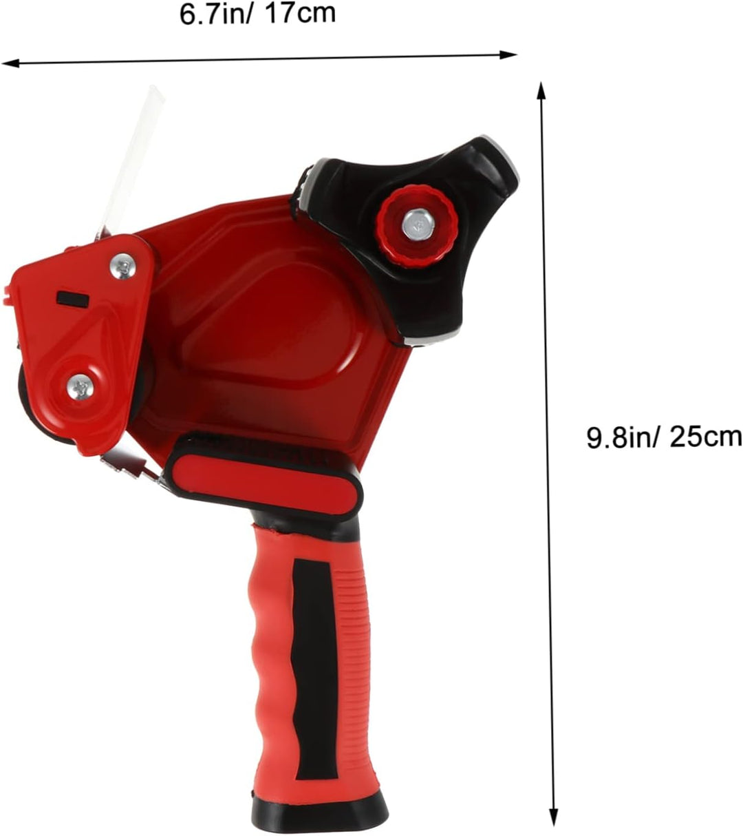 NUOBESTY Metall Klebebandspender Mittel Mit Cutter Ergonomisch Leichter Verpackungsschneider Für Lag