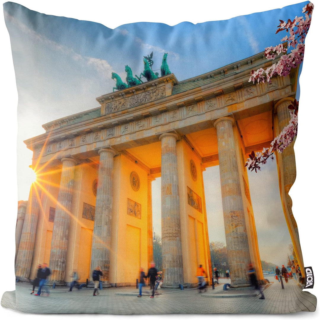 VOID Brandenburger Tor Berlin Kissenbezug Kissenhülle Sofakissen Kissen Deko Outdoor-Kissen Dekokiss