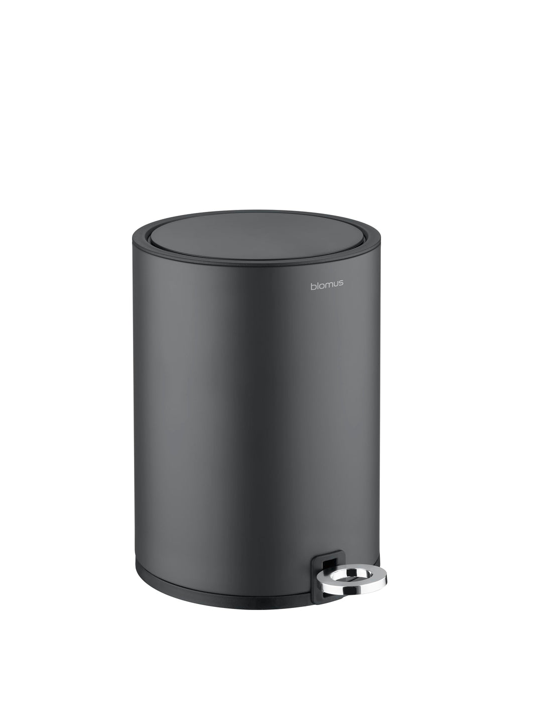 Blomus Kosmetikeimer -SINO- Mülleimer 3 Liter | Anthrazit | 20L x 20B x 26H cm | Treteimer mit Absen