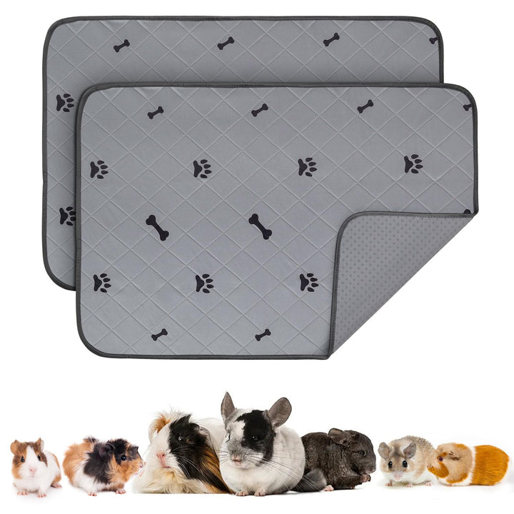PICK FOR LIFE Saugfähige PIPI-Pads für Meerschweinchen, 4 Stück 30x30cm Waschbare PIPI Pads für Kani