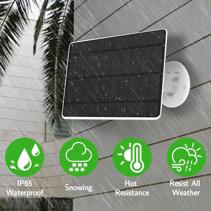 Eufy Security Solarpanel (5W) Kompatibel mit EufyCam, Solarpanel 5V mit USB-C Anschluss, Micro USB A