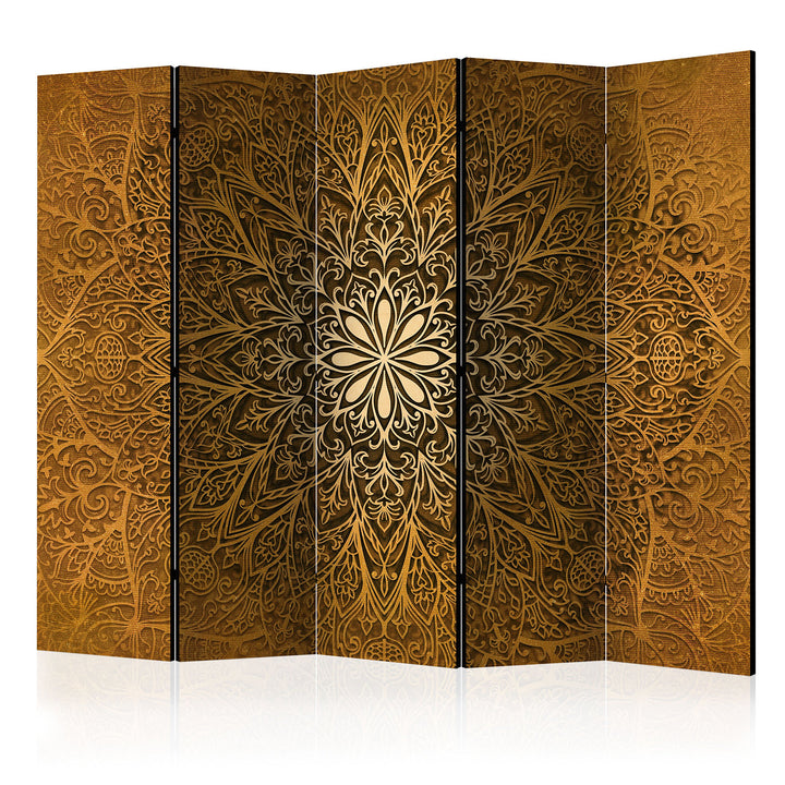 murando Raumteiler Mandala Ornament Oriental Foto Paravent 225x172 cm beidseitig auf Vlies-Leinwand