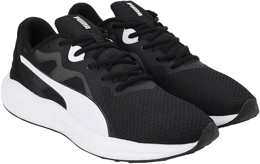 PUMA Herren Twitch Runner FreshStrassen-Laufschuh 41 EU Puma Schwarz Puma Schwarz Puma Weiss, 41 EU