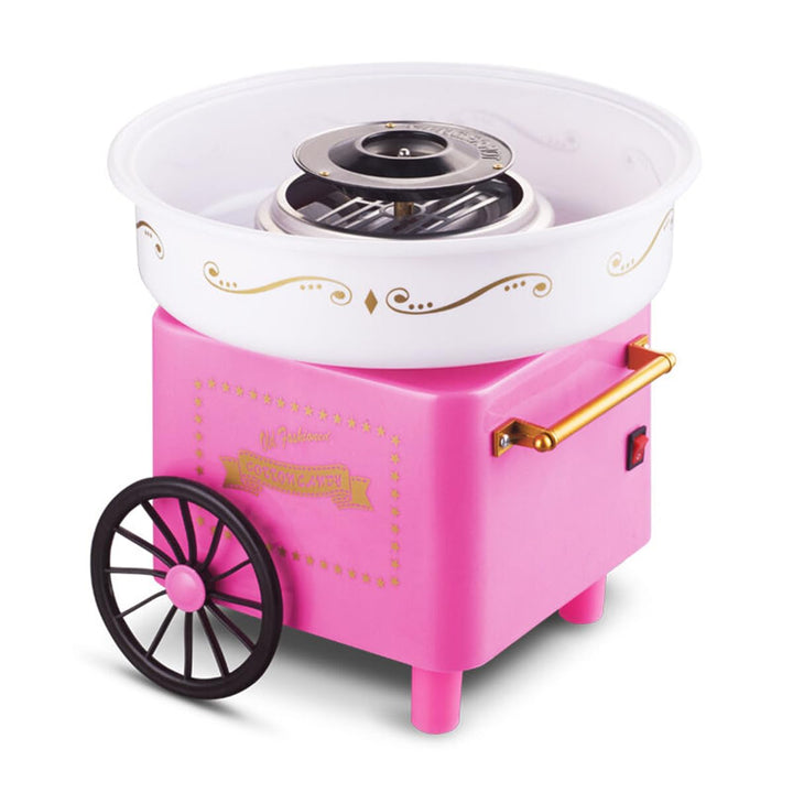Homewell Marshmallow-Maschine mit Wagen, Zuckerbart, Gerät mit Löffel und 10 Stäbchen, geeignet für