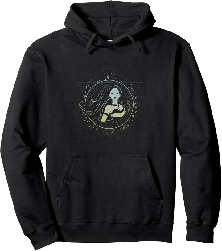 Disney Pocahontas Boho Geo Ombre Compass Pullover Hoodie