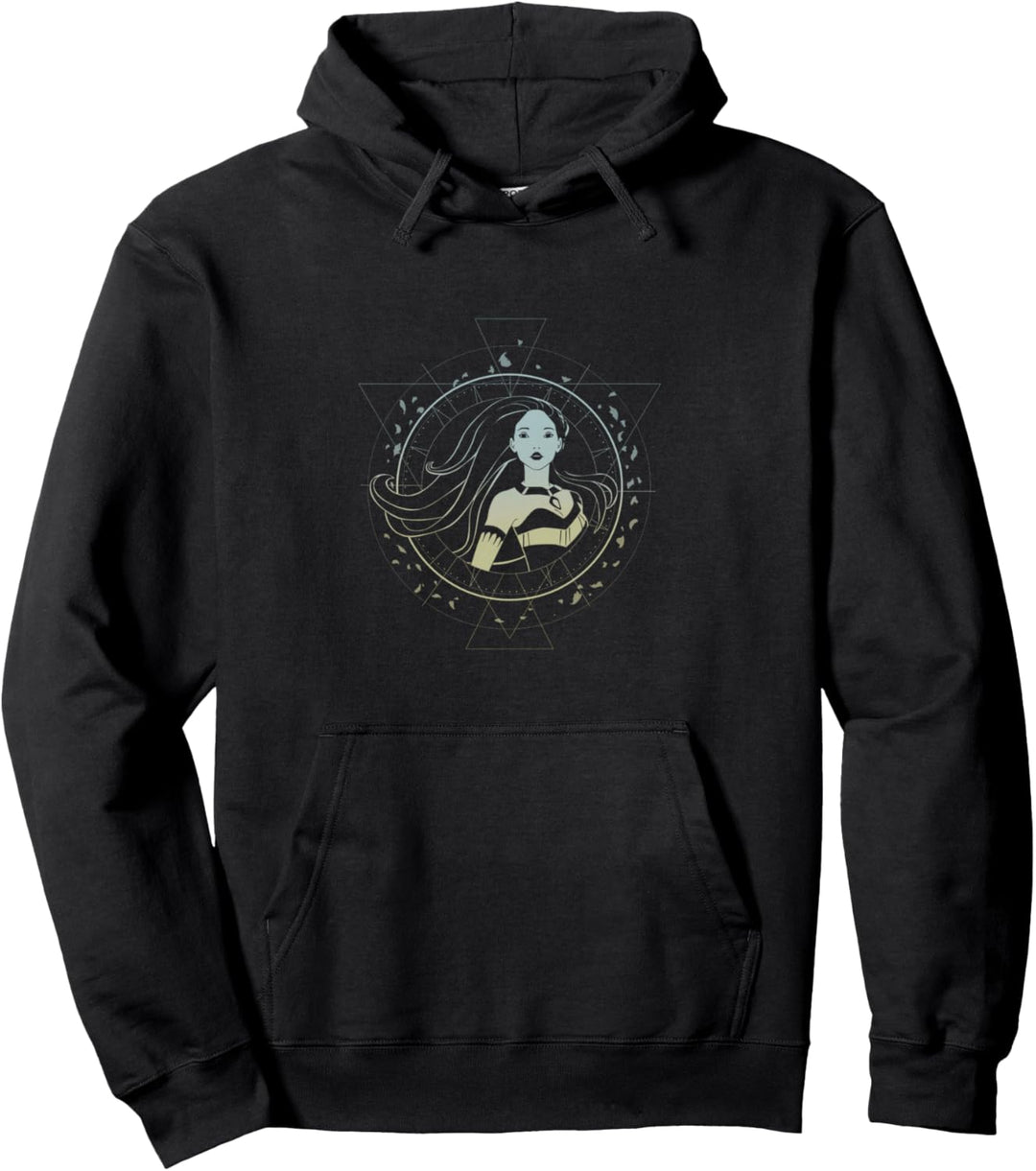 Disney Pocahontas Boho Geo Ombre Compass C1 Pullover Hoodie