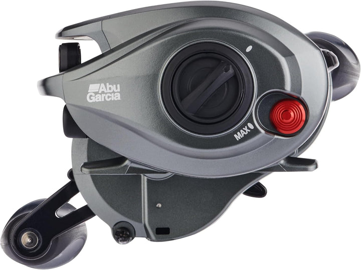 Abu Garcia MAX Low Profile Rolle – Baitcasterrolle zum Raubfischangeln – Hecht, Barsch, Zander 61