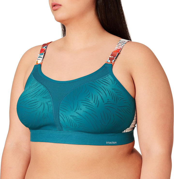 TriAction Damen Triaction Extreme Lite N Ex Sport BH ohne Bügel 75A Mystic Sea, 75A Mystic Sea