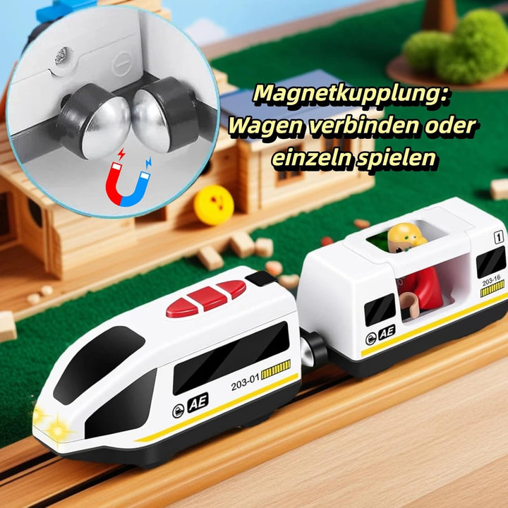 NUOBESTY RC Elektrozug Spielzeug Mini Fernbedienung Kinder Eisenbahn Spielzeug Knopf RC Fahrzeug Ler