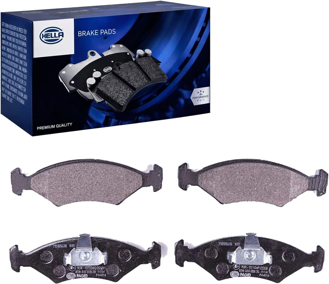 HELLA PAGID 8DB 355 008-331 Bremsbelagsatz - T1141 - Dicke/Stärke: 17.5mm - Bremssystem: Teves - nic