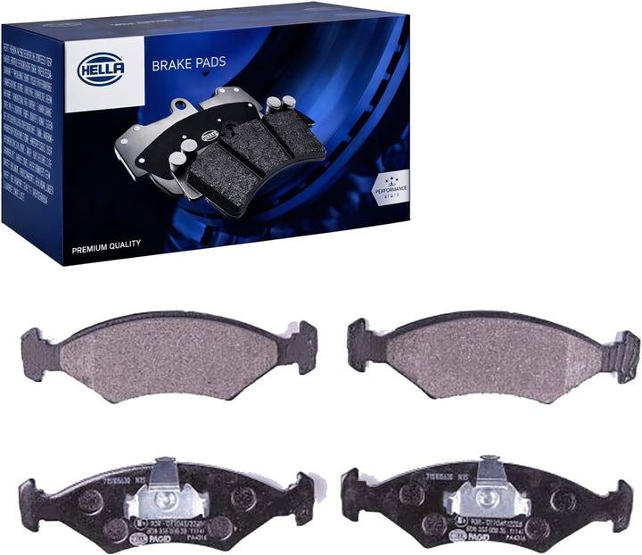 HELLA PAGID 8DB 355 008-331 Bremsbelagsatz - T1141 - Dicke/Stärke: 17.5mm - Bremssystem: Teves - nic