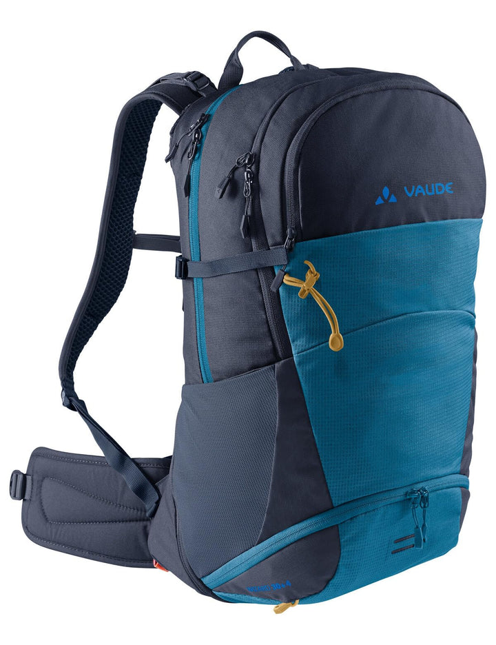 Vaude Wanderrucksack Wizard 30+4, wasserabweisender Rucksack Damen & Herren, komfortabler Trekkingru