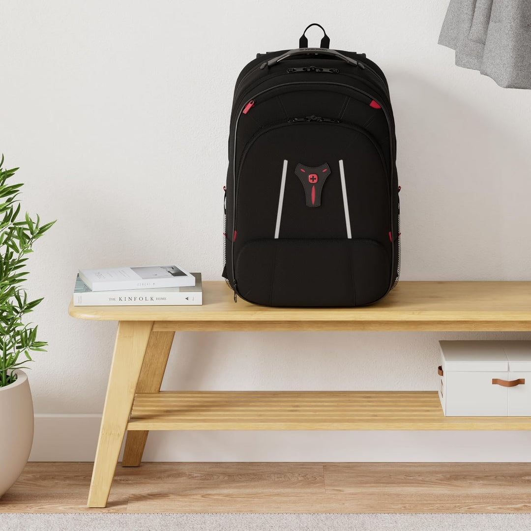 WENGER Carbon Pro Rucksack mit Tablet-Fach, Notebook bis 17 Zoll, Hülle 15.6 Zoll, Tablet bis 10 Zol