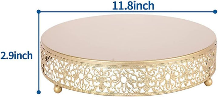 Goldkuchenstand Metall Cupcake Display Stand Glossy Metallic Finish Holder für Hochzeit Geburtstag N