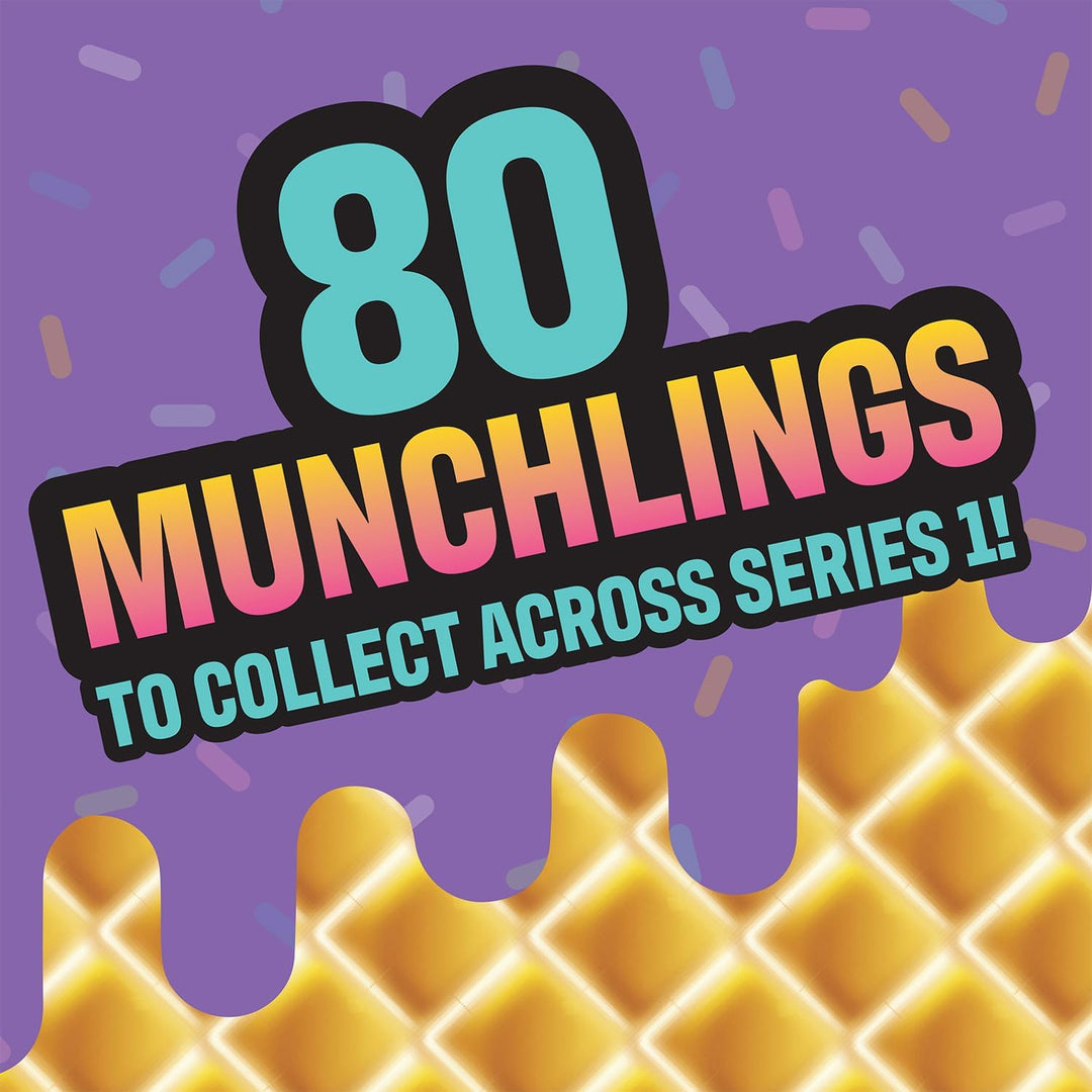 Just Play Disney Munchlings Mini Munch-Vitrinen, 7-teilig, 2,5 cm grosse Überraschungsfiguren zum Sa