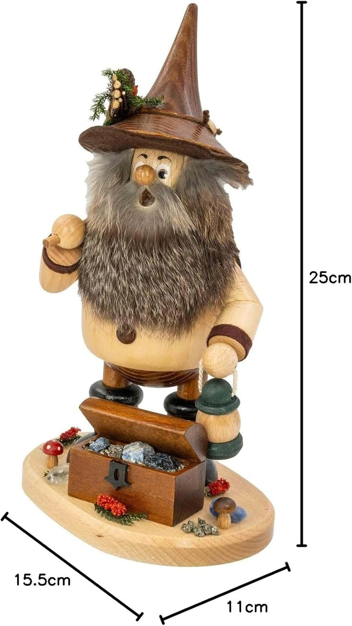 Drechselwerkstatt Uhlig DWU | Erzgebirgisches Räuchermännchen Räuchermann | Weihnachtsdekoration Han