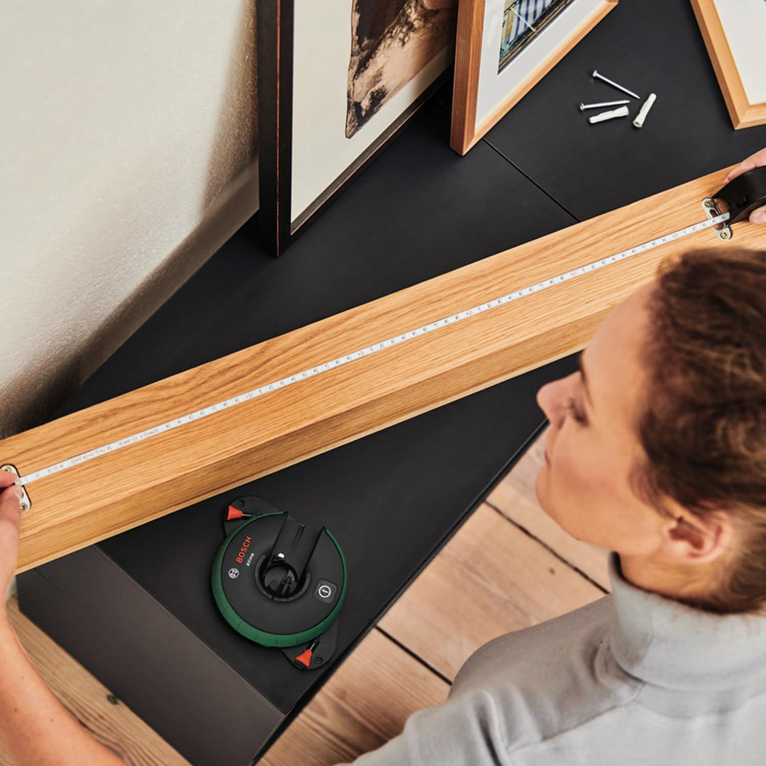 Bosch All-in-One-Linienlaser Atino der 2. Generation mit abnehmbarem und feststellbarem Massband (ho